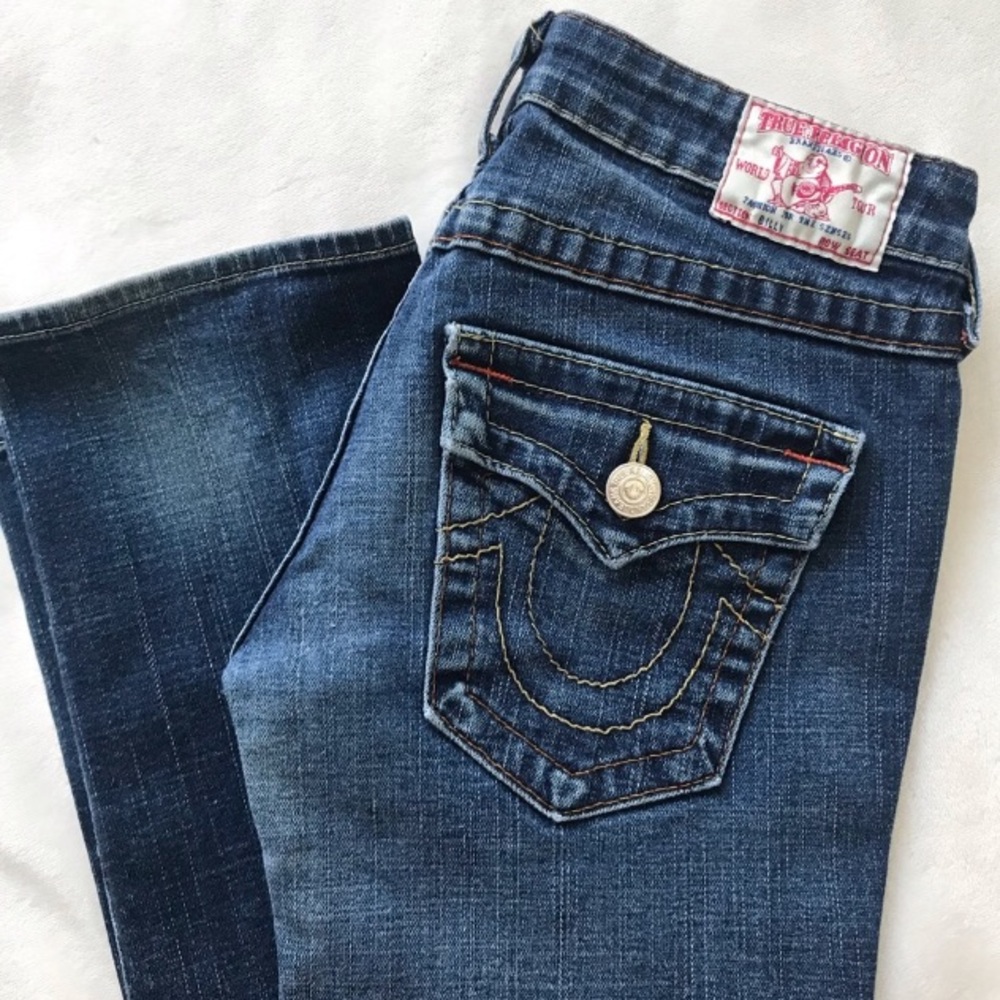 True Religion Billy Straight Leg Jeans in a 27